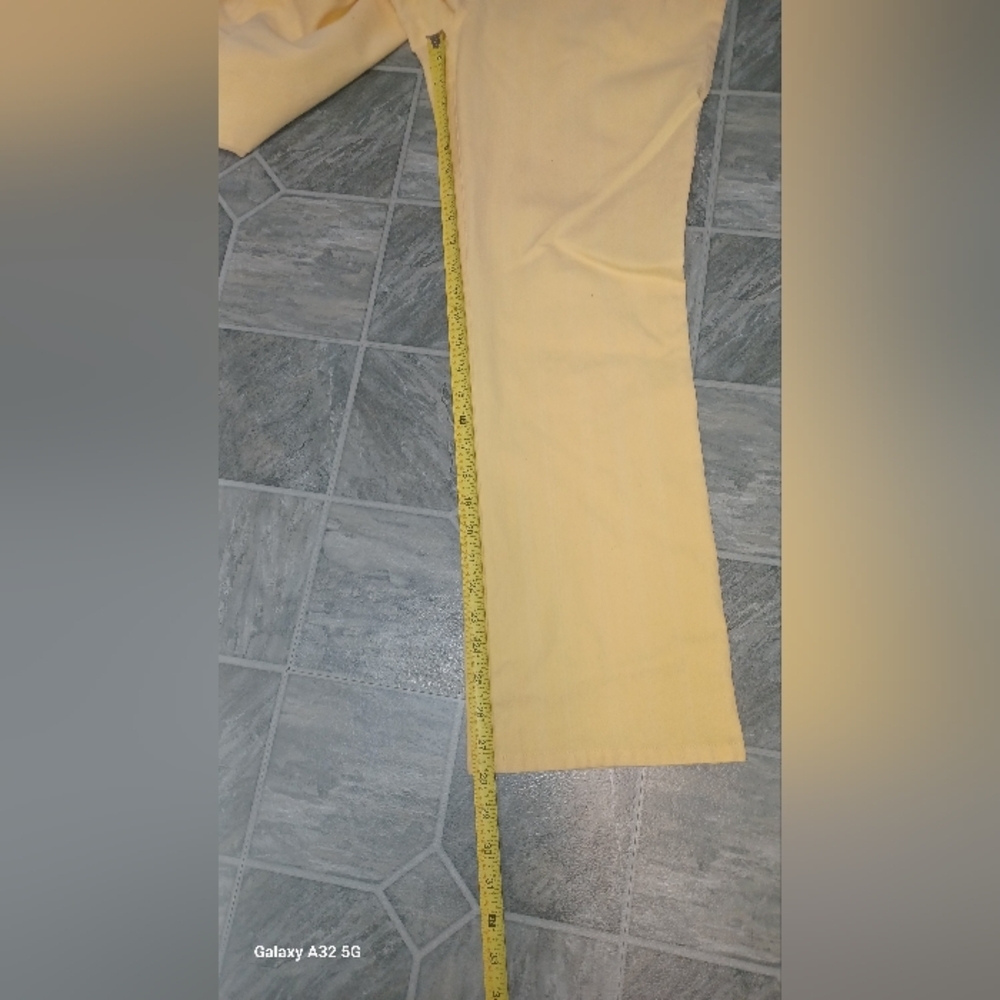 PATCHINGTON SIZE 10 Yellow Embroidered Flare Pants - Picture 9 of 12